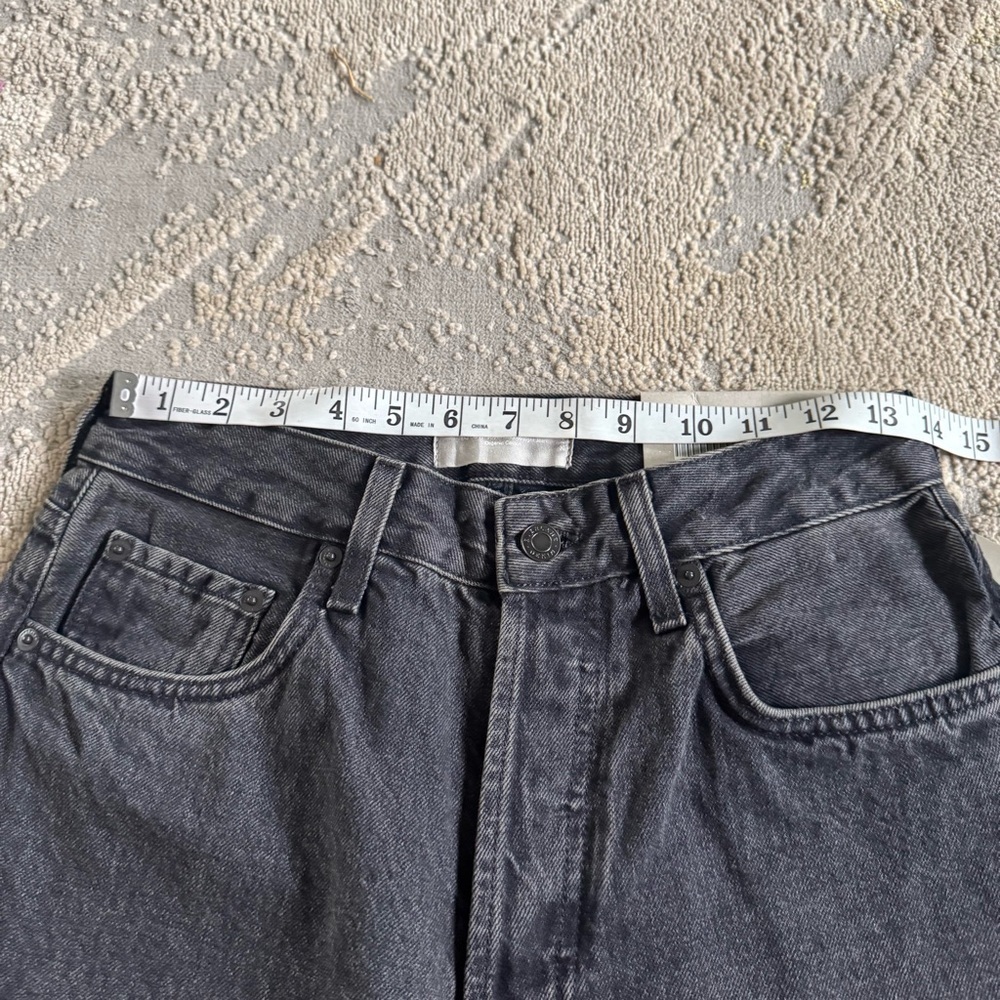 Everlane jeans The Curvy 90's Cheeky Straight Grey washed black 29 new - Picture 6 of 16